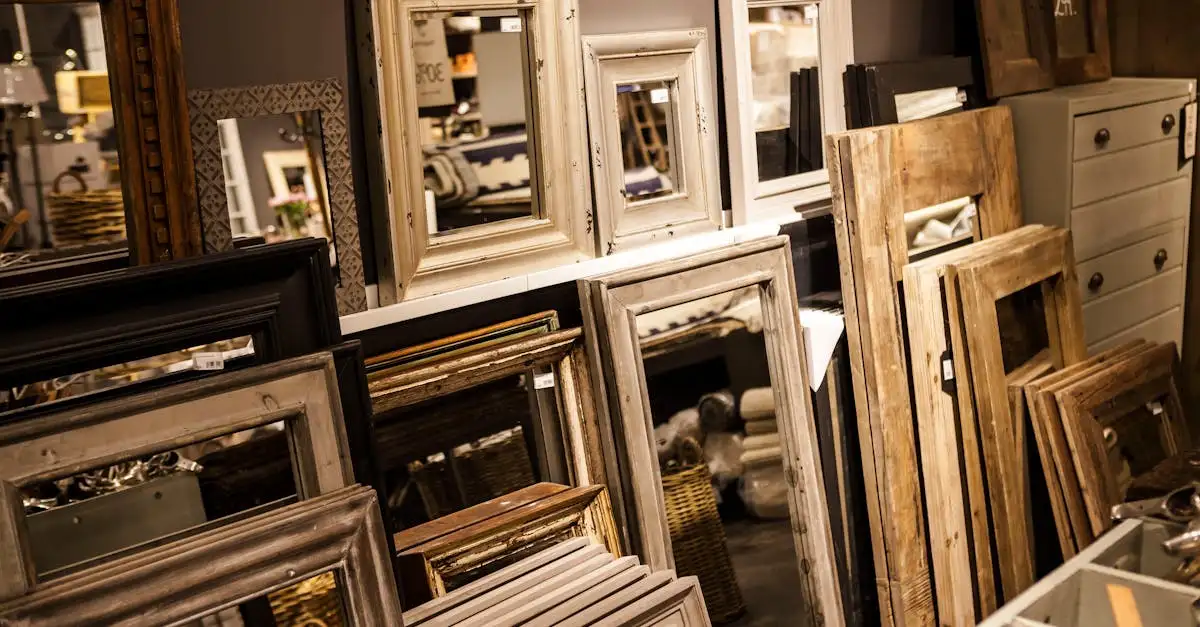 Großer Holzspiegel kaufen: Stilvolle Wandspiegel