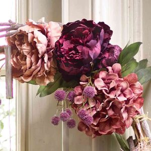 Kunstblume Hortensie - 68cm - Kunstpflanze mit Stil