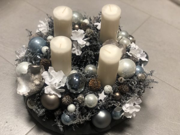 Adventskranz, Frozen Kranz , Weihnachtskranz