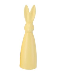 Keramik Hase "Hips" L gelb matt