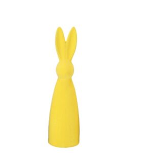 Keramik Hase "Hips" S gelb Velours