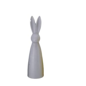 Keramik Hase "Hips" S grau matt