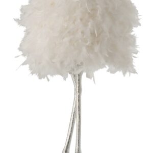 Lampe Pfoten Poly Silber Tischleuchte, Tischlampe